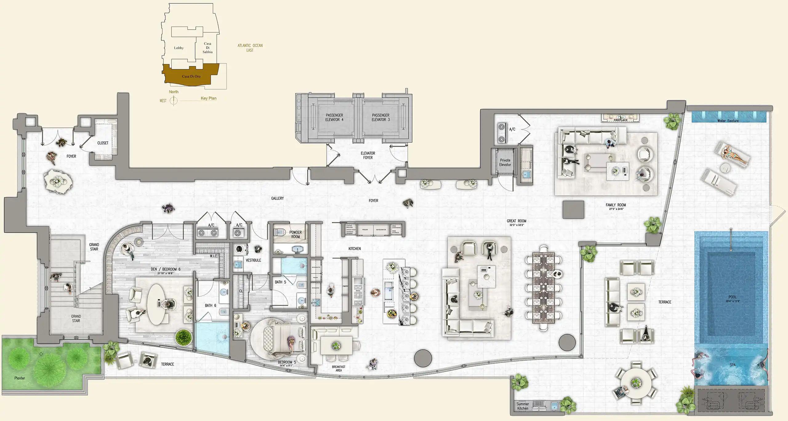 Casa di Oro floor plans 2