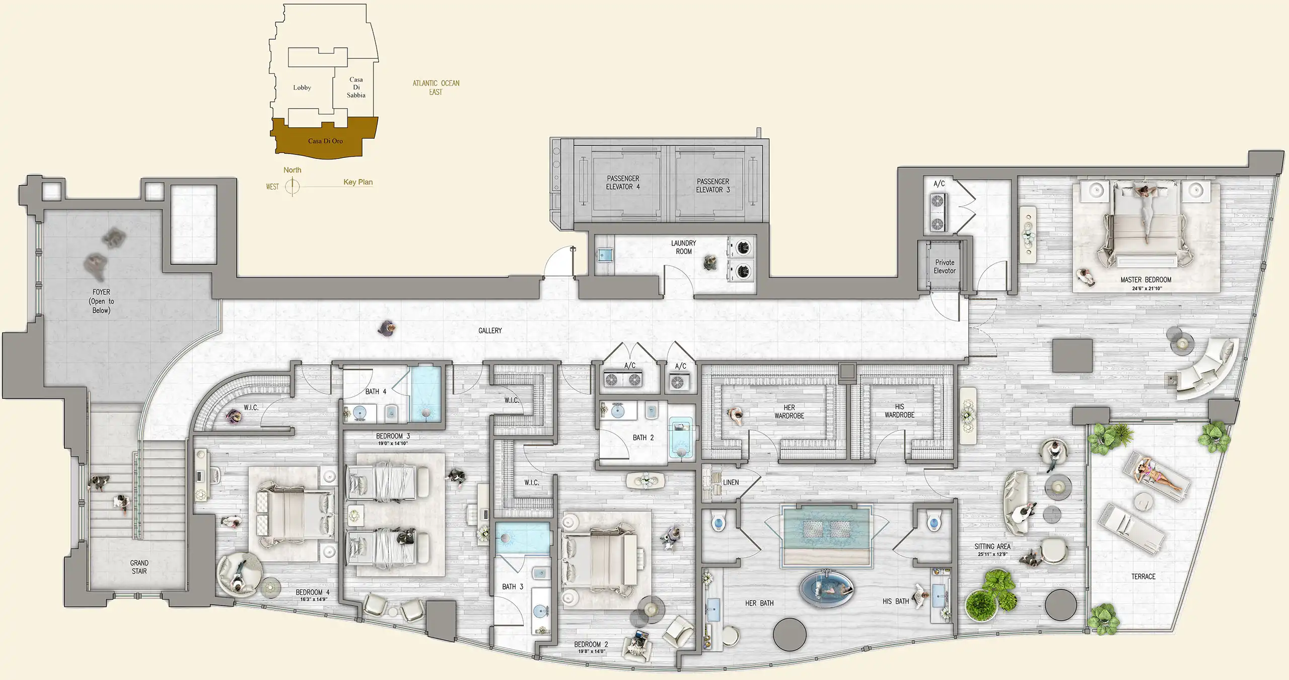 Casa di Oro floor plans 2