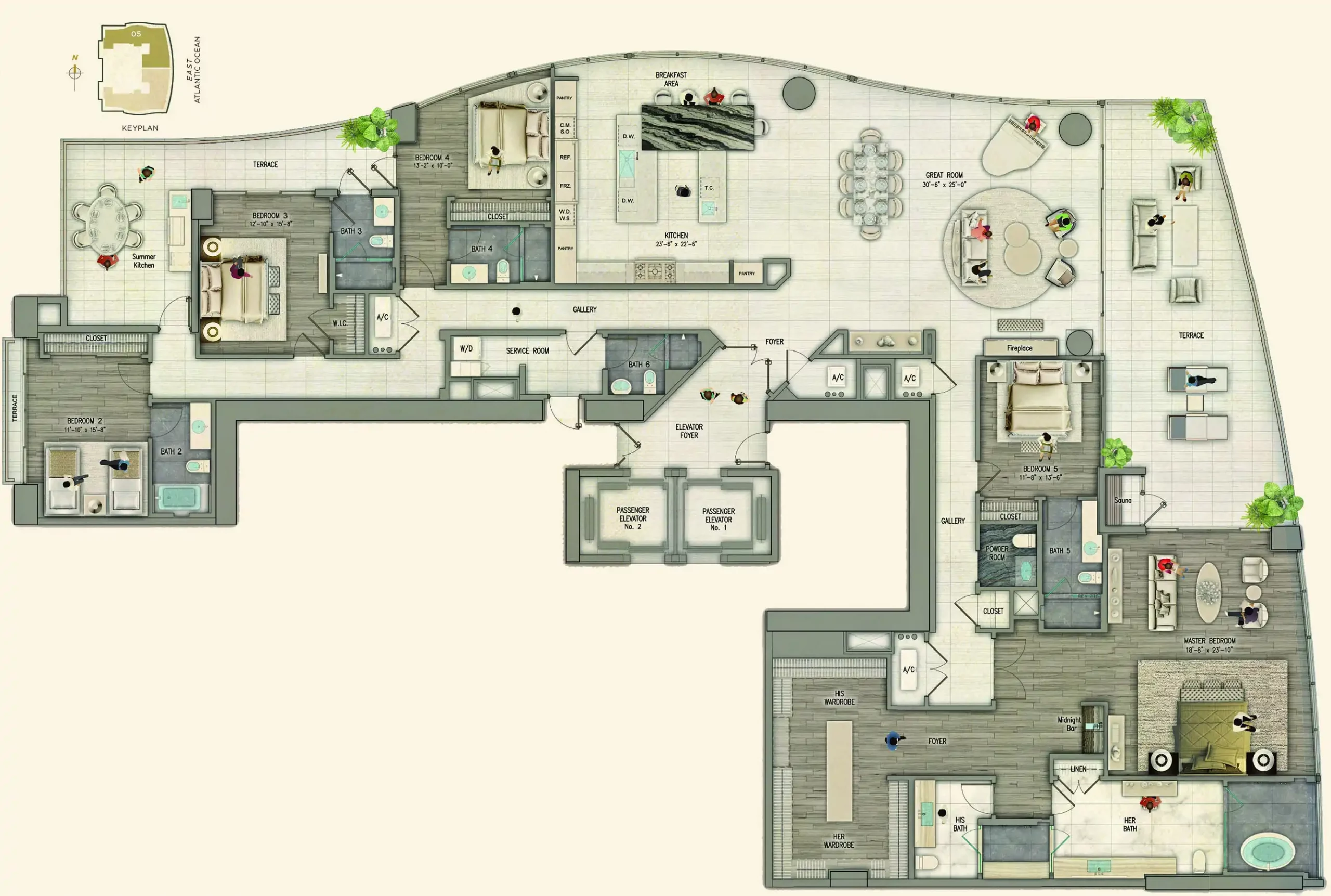 Capri floor plans