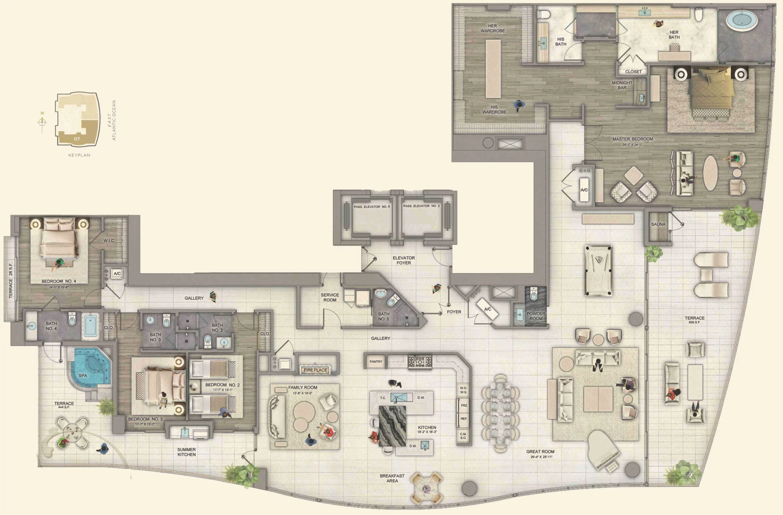 Milano floor plans