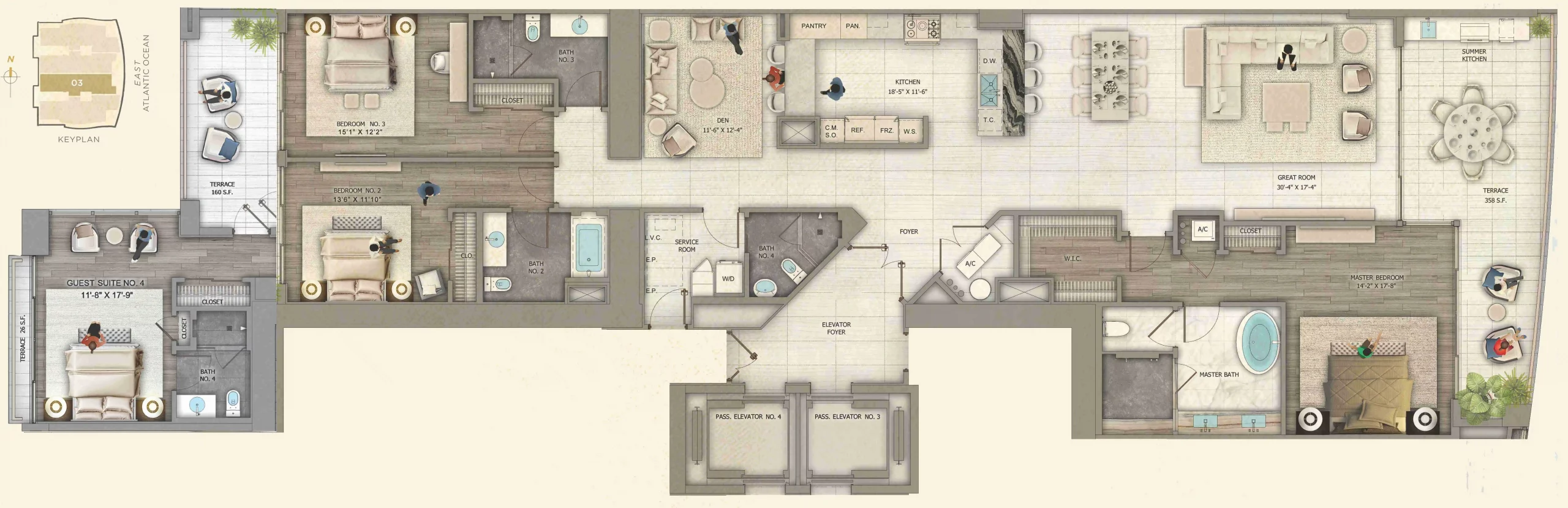 Vecchio floor plans