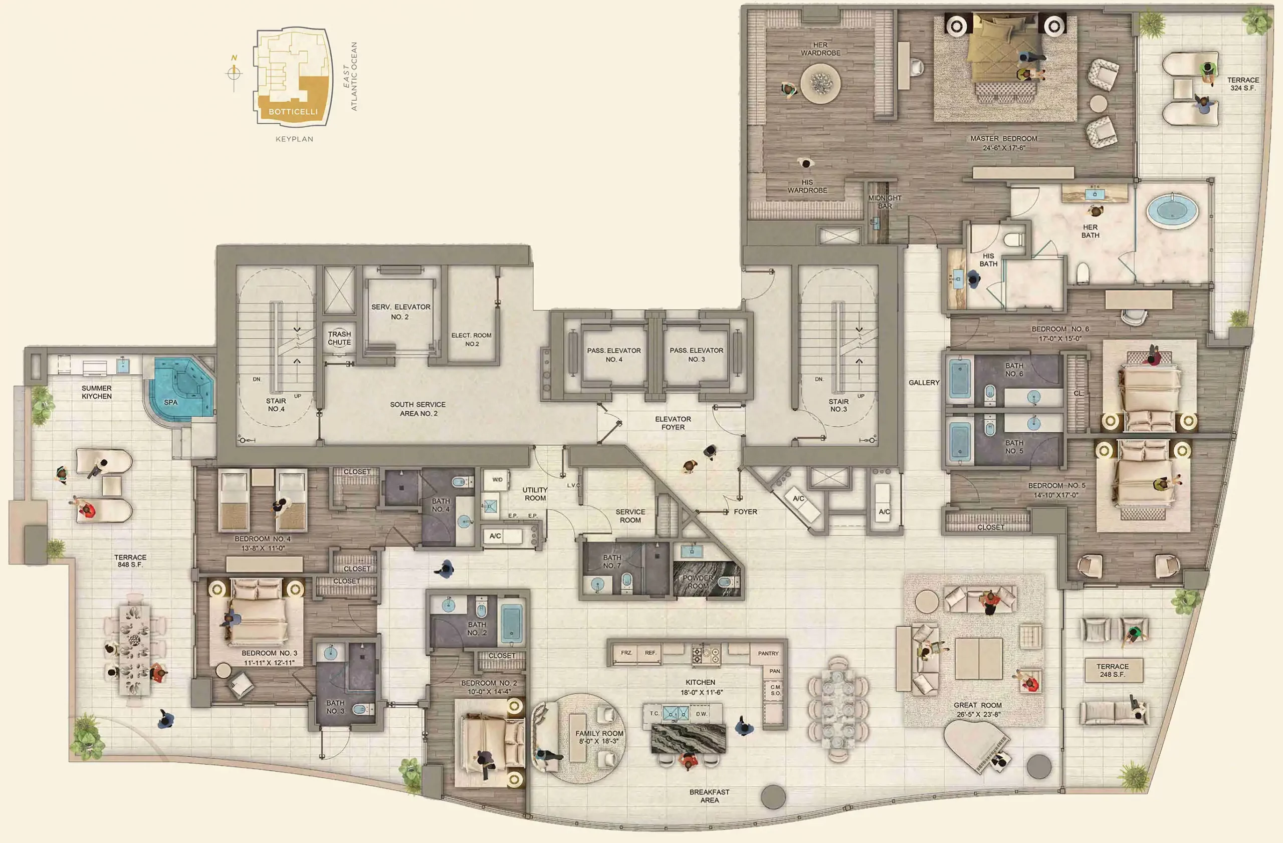 Boticelli floor plans