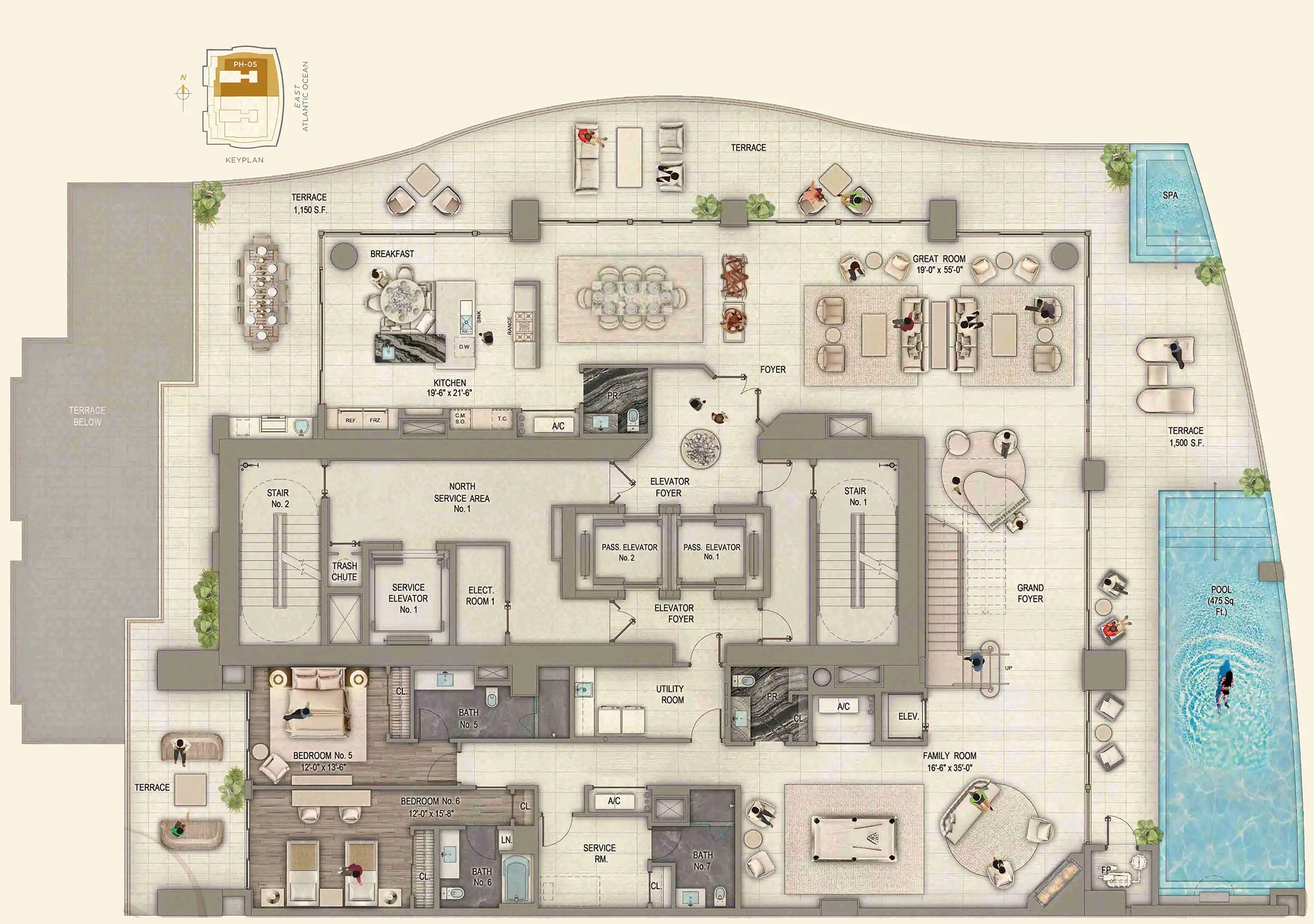 Casa di Oceania floor plans 2